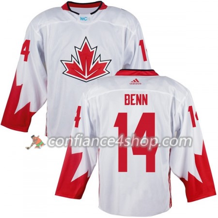 Adidas Maillot de Hockey Canada Jamie Benn 14 Coupe du monde de hockey sur glace 2016 Blanc - Homme